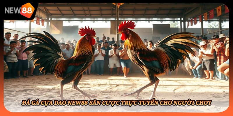 Đá Gà Cựa Dao New88 Sân Cược Trực Tuyến Cho Người Chơi